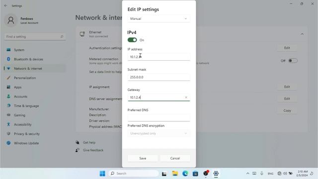 How To Assign Static Ip Address From Class Ipv4 смотреть онлайн