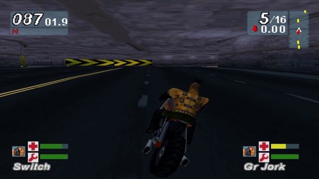 Road Rash: Jailbreak - HD PS1 Gameplay - DuckStation