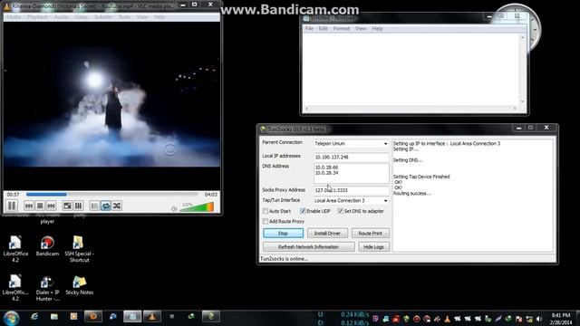 tutorial free internet dengan three openssh port 80 + tun2socks + multy proxy смотреть онлайн