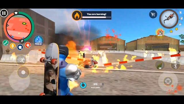 ROPE HERO VICE TOWN (ROPE HERO BURNING) ROPE HERO AGAINST GANGSTER AND POLICE - ANDROID GAMEPLAY смотреть онлайн