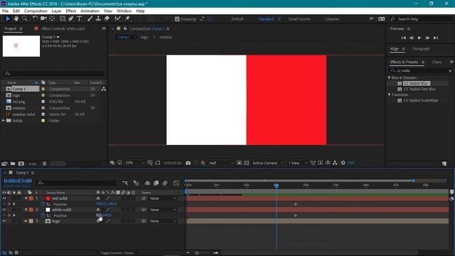 After Effects Tutorial - OnePlus Logo Animation In Adobe After Effects смотреть онлайн