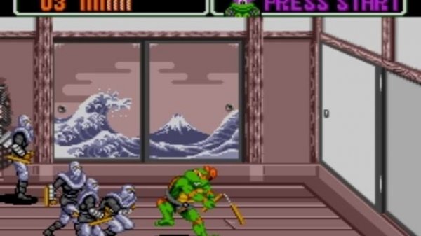 Teenage Mutant Ninja Turtles The Hyperstone Heist (Sega Genesis \ Megadrive) Прохождение