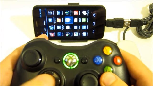Motorola Moto G - ¿Cómo usar el mando de la Xbox 360 (Android)? Review + gameplay HD смотреть онлайн