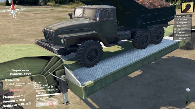 SpinTires 2017 МАЗ -- 7310 Б смотреть онлайн
