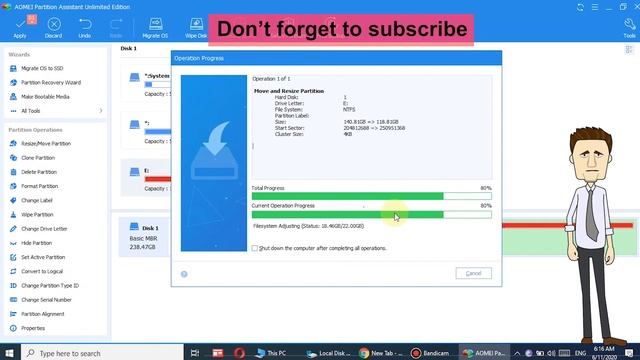 AOMEI cannot resize partition to C, merge partition only смотреть онлайн