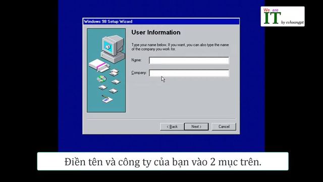 Hướng dẫn cài WINDOWS 98 SE (How to install Windows 98 SE) | CVHOANGPT смотреть онлайн