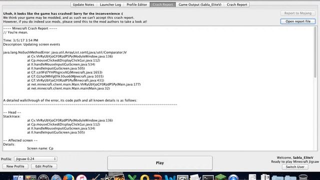 Jigsaw 1.8 Build 0.24 Gui Bug смотреть онлайн