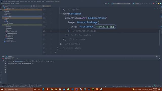 How to set background image in flutter without stack and display text and other widgets смотреть онлайн