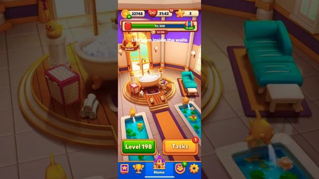 Royal match game play cheat video for Levels 195-200 | WalkThrough bathroom area completed 100% смотреть онлайн