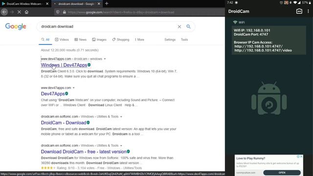 Convert mobile camera to webcamera #eazytutor_tamil смотреть онлайн