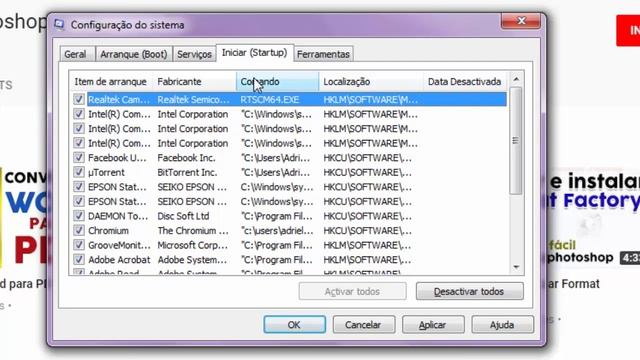 Desativar programas que inicializam junto com o Windows смотреть онлайн