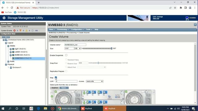HP MSA 2040 FIBRE CHANNEL STORAGE -VOLUME MAPPING IN WINDOWS FAILOVER CLUSTER смотреть онлайн