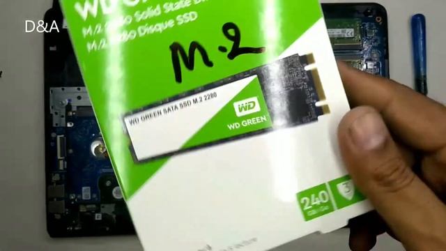 HP laptop M.2 SSD 240GB upgrade ( HINDI + ENGLISH SUBTITLES ) смотреть онлайн