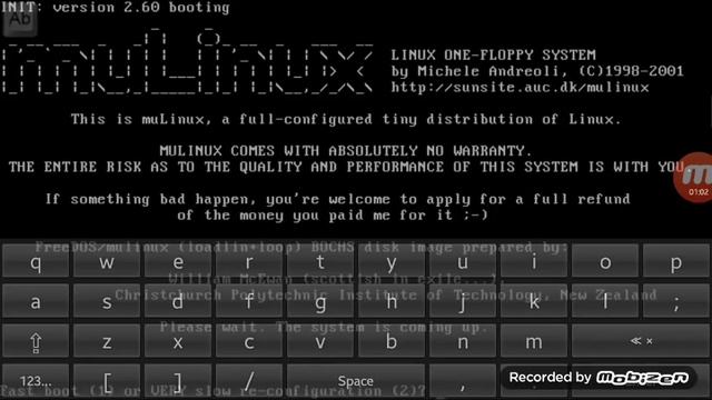 Running MuLinux and halting the system in bochs смотреть онлайн