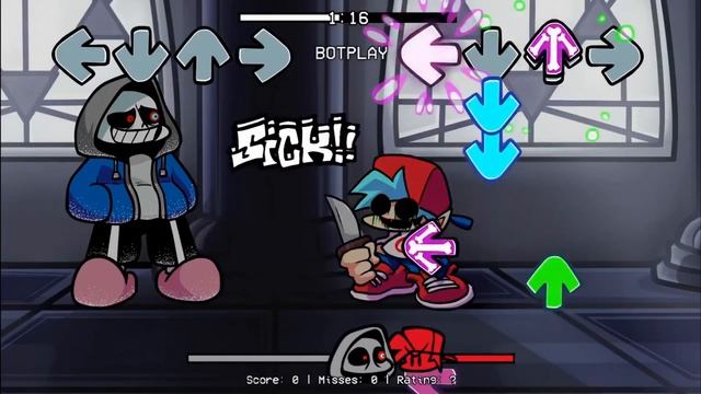 FNF Dusttale 2.0: Thanatophobia V. 1.0 смотреть онлайн