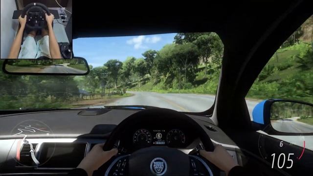 Jaguar XFR-S - Forza Horizon 5 | Logitech g920 gameplay смотреть онлайн