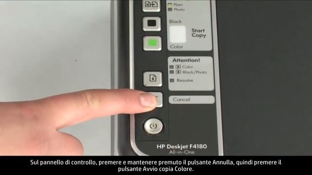 Rimozione di un inceppamento della carta - Stampante multifunzione HP Deskjet F4180 смотреть онлайн