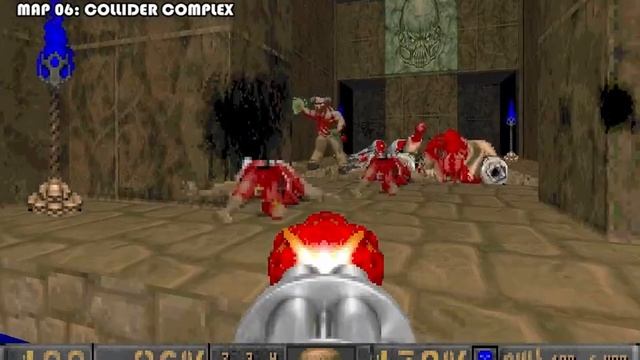 Plutonia 2 Playthrough (100%) | MAP06: Collider Complex смотреть онлайн