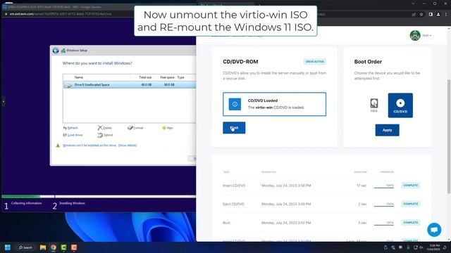ExtraVM VPS Windows 11 ISO Install w/ Virtio Drivers смотреть онлайн