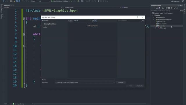 C++ SFML Mario Game | Setup смотреть онлайн