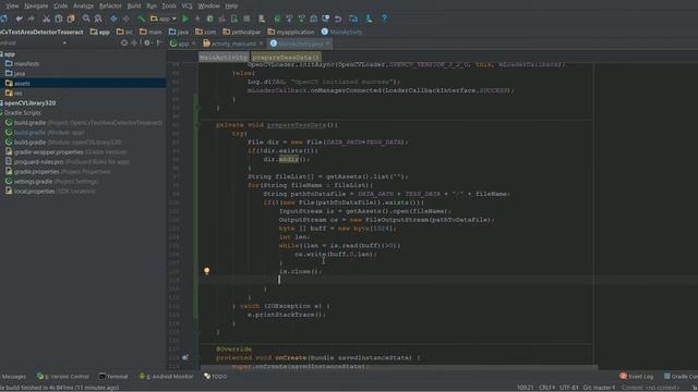 Android OpenCv4Android + tesseract example смотреть онлайн