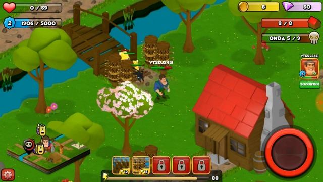 Os MANOS guardiões DA casa - Battle Bros Tower defense смотреть онлайн