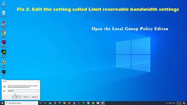 How to increase bandwidth on Windows 10 | Speed Up Internet | Limit Reservable Bandwidth смотреть онлайн