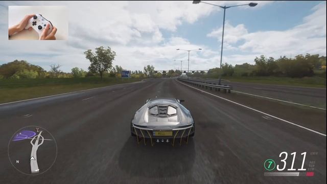 Forza Horizon 4. Lamborghini Centenario LP 770-4. Speed test-drive with crashes on XBOX Series S. смотреть онлайн