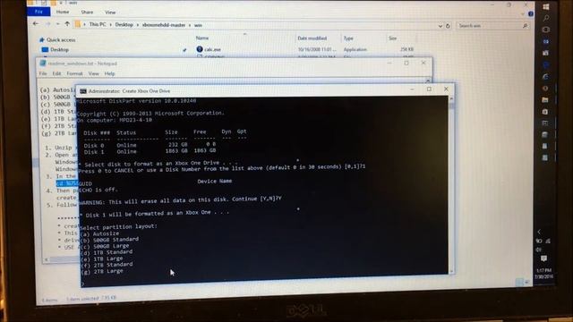 Xbox One Internal Hard Drive Replacement: The Windows Partitioning Script смотреть онлайн