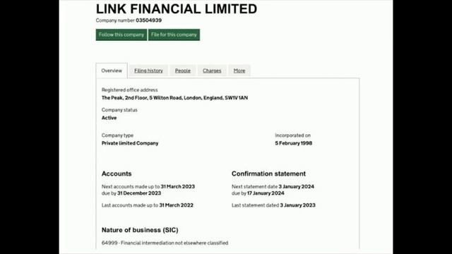Link Financial Limited: отзывы о брокерских услугах и выплатах смотреть онлайн