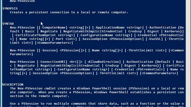 POWERSHELL : WINRM,WS MAN and Managing Sessions смотреть онлайн