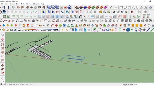 Sketchup 2017 1001Bit tools Spiral stair error смотреть онлайн