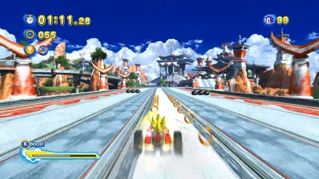 Sonic Generations Seaside Hill gameplay on GTX 1070 смотреть онлайн