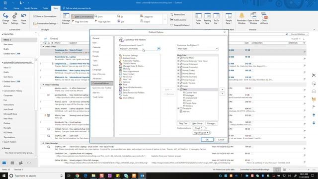 Add the Focused Inbox button back to the View Ribbon смотреть онлайн
