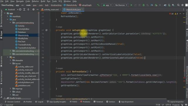 Time Tracking App for Android using Java and SQLite (Part 6) смотреть онлайн