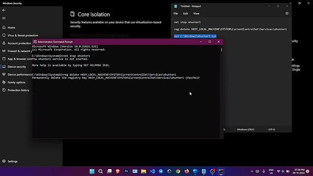 memory integrity is turned off | xhunter1.sys | Windows 11 problem solved смотреть онлайн