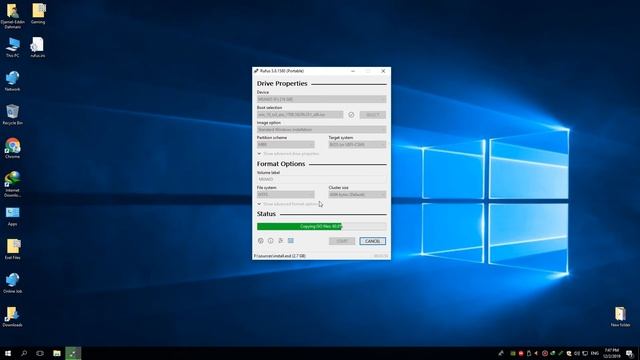 How to create a Windows 10 MBR UEFI boot media using Rufus tool смотреть онлайн