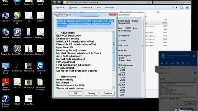 Waste ink counter initialization for Win 7 смотреть онлайн