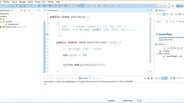 4- Android development course - JAVA - Variables part1 смотреть онлайн