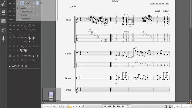 Guitar Pro 6 Aula 02 Parte 03 Faixa смотреть онлайн