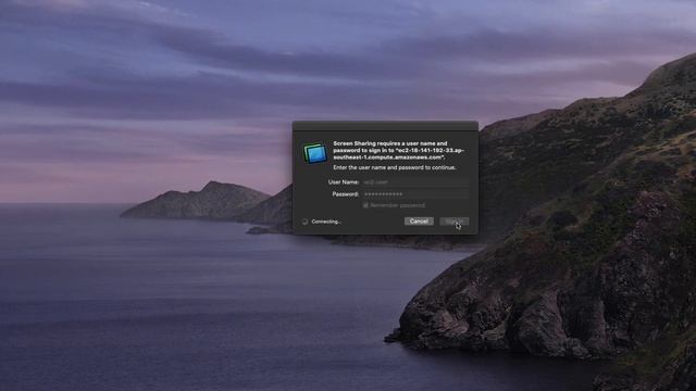 Login to macOS Desktop on Amazon EC2 Mac Instance via VNC смотреть онлайн