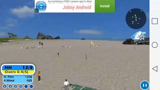 Beach Cricket Android Gameplay LG G2 смотреть онлайн
