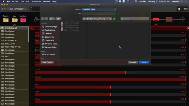 Line 6 Pod Go - Exporting & Importing Presets смотреть онлайн