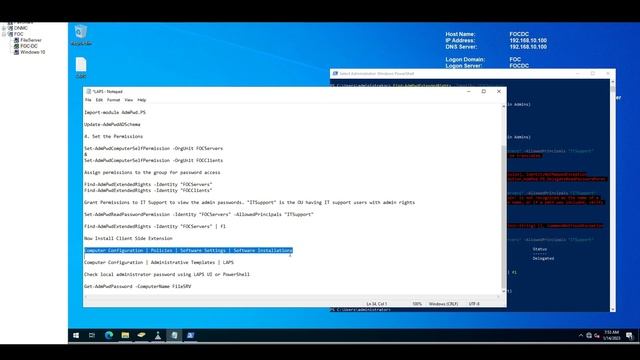 LAPS Installation And Configuration