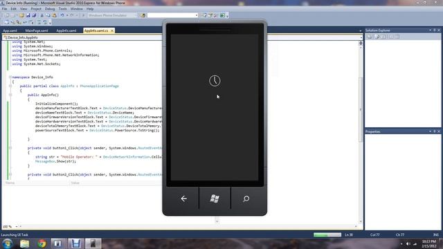Device Info - Windows Phone 7 App C# смотреть онлайн