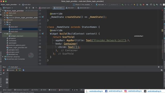 Flutter : Network call example using provider | GET | amplifyabhi смотреть онлайн
