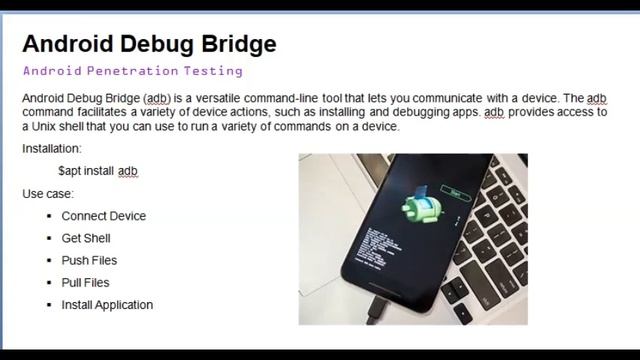 9. Android Penetration Testing: #androidsecurity #Installing APK, ADB (android debug bridge)-I смотреть онлайн