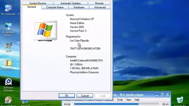 Windows XP Home Edition VMware смотреть онлайн