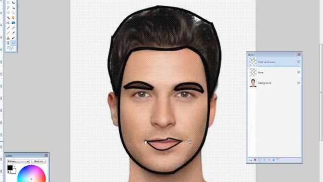 How To Easily Make A Cartoon Character In Paint.net смотреть онлайн