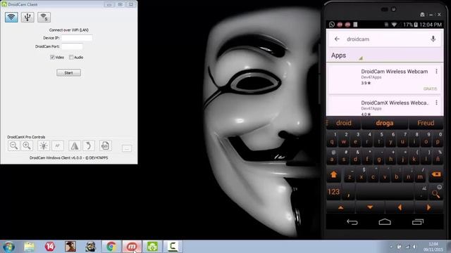 Usar celular como web cam, con DroidCam смотреть онлайн